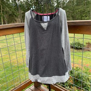 Inspire by Karen Neuburger Gray Long Sleeve Tunic